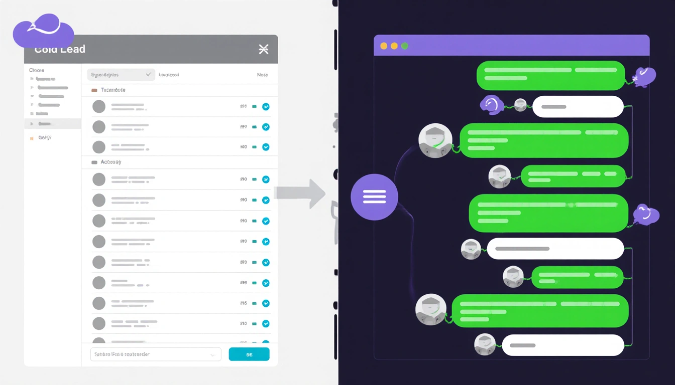 Phone showing text conversation