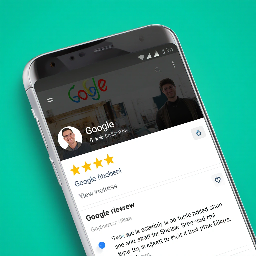 Customer review on phone